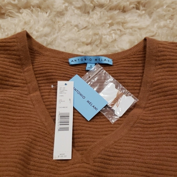 🐫 ANTONIO MELANI 100% Cashmere Tunic Sweater - Picture 6 of 7